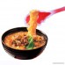 Joyoldelf 6 Piece Premium Silicone Kitchen Baking Set - Flat Spatula Regular Turner & Pasta Spoon - Soup Ladle - Spoon - Large Drainin (Red) - B017GRKMRK